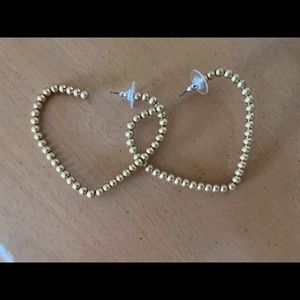 For Love & Lemons Heart Earrings